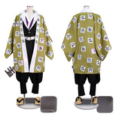 Gyomei Himejima Demon Slayer Stone Hashira Cosplay Costume Outfit - Halloweez